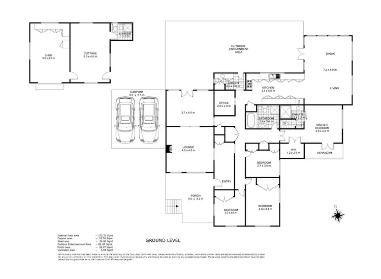 Floorplan of Homely house listing, 3 Barry Street, Mount Lofty QLD 4350