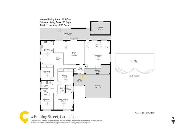 Floorplan of Homely house listing, 4 Riesling Street, Carseldine QLD 4034