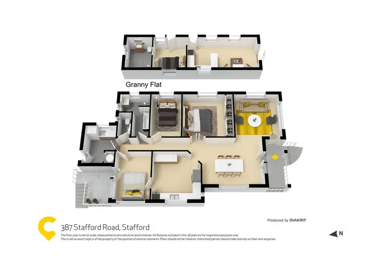 Floorplan of Homely house listing, 387 Stafford Road, Stafford QLD 4053