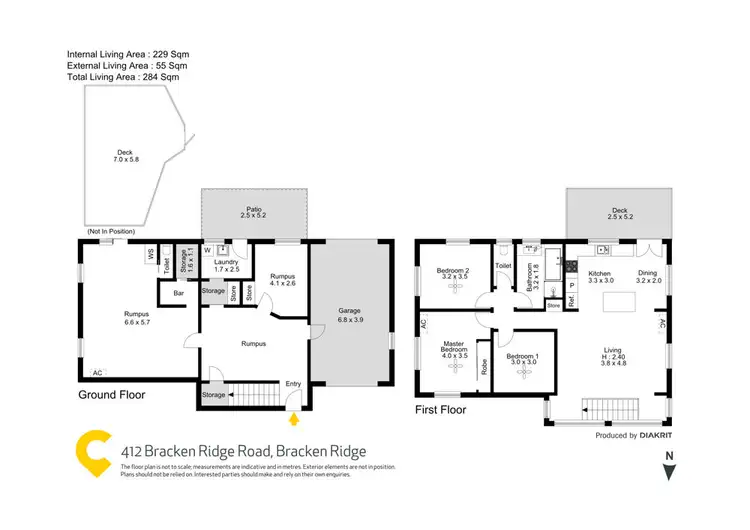 Floorplan of Homely house listing, 412 Bracken Ridge Road, Bracken Ridge QLD 4017