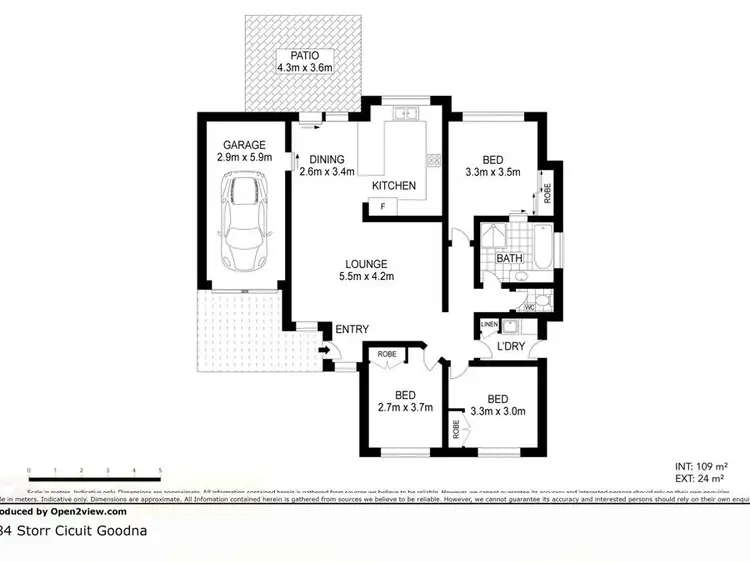 Floorplan of Homely house listing, 84 STORR CIRCUIT, Goodna QLD 4300