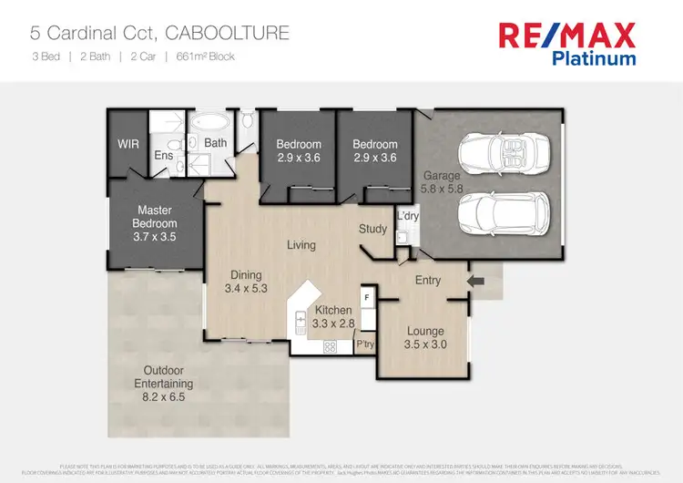 Floorplan of Homely house listing, 5 Cardinal Circuit, Caboolture QLD 4510