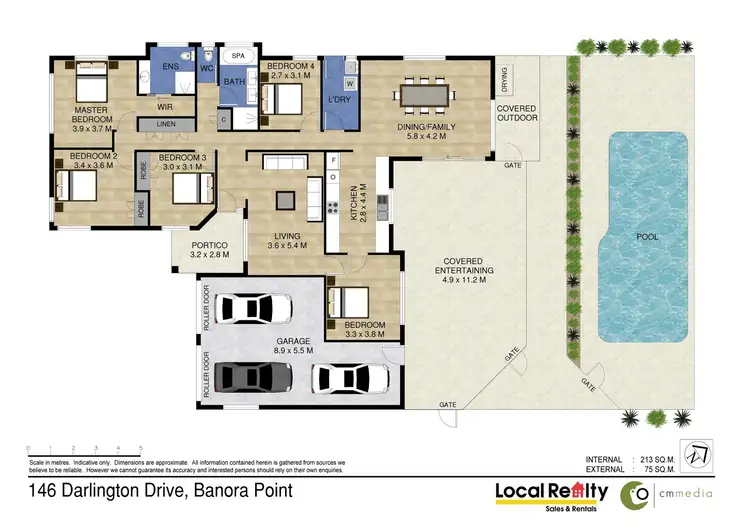 Floorplan of Homely house listing, 146 Darlington Drive, Banora Point NSW 2486