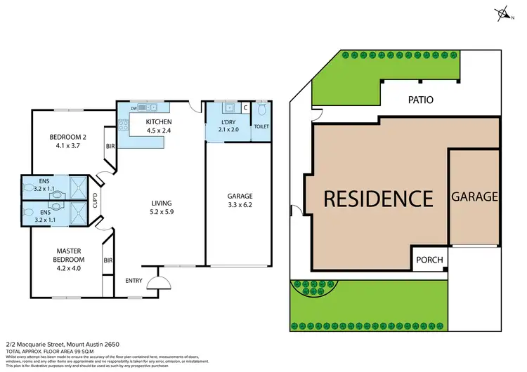 Floorplan of Homely house listing, 2/2-4 Macquarie Street, Mount Austin NSW 2650