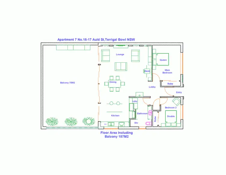 Floorplan of Homely house listing, 7/15 Auld Street, Terrigal NSW 2260