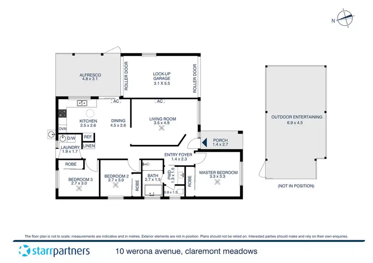 Floorplan of Homely house listing, 10 Werona Avenue, Claremont Meadows NSW 2747