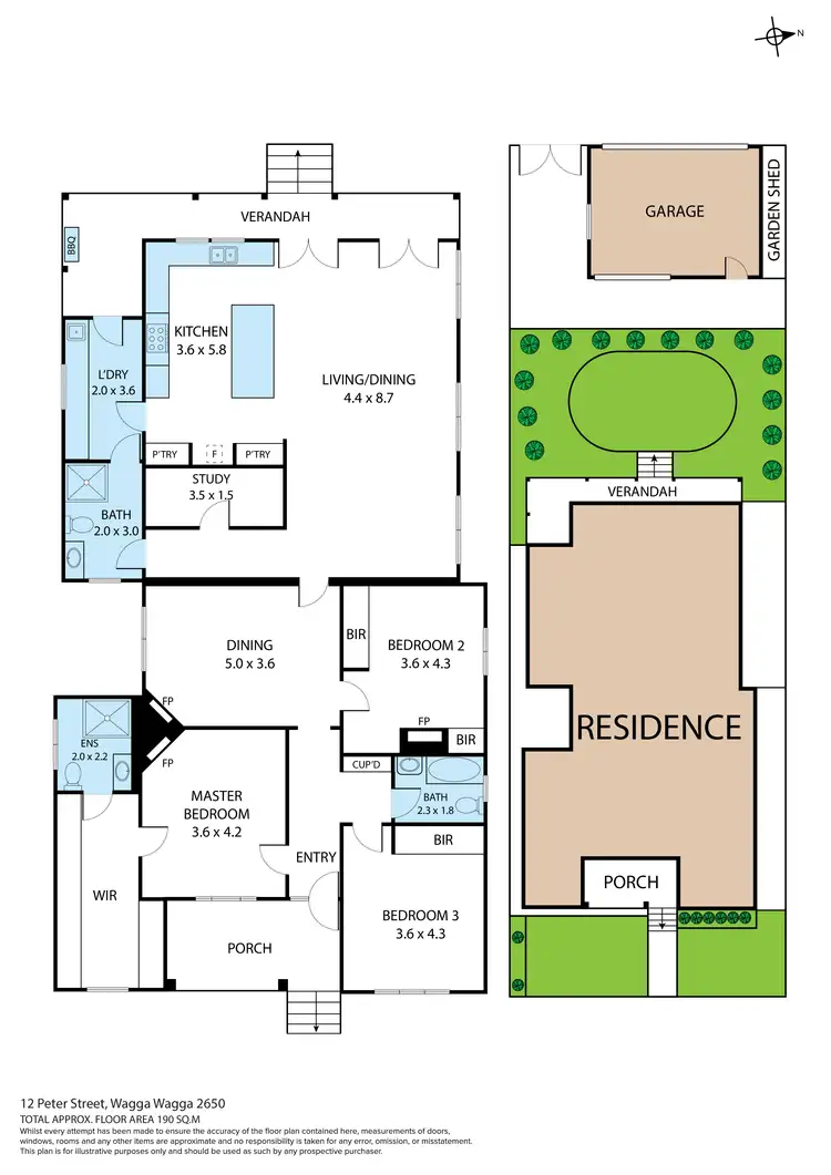 Floorplan of Homely house listing, 12 Peter Street, Wagga Wagga NSW 2650