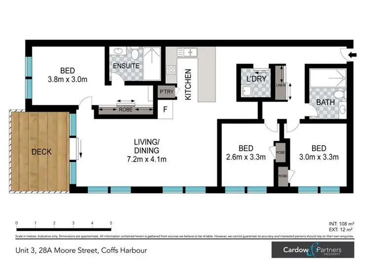 Floorplan of Homely apartment listing, 1-16/28A Moore Street, Coffs Harbour Jetty NSW 2450