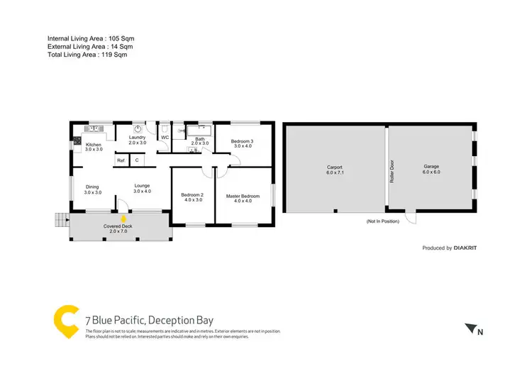 Floorplan of Homely house listing, 7 Blue Pacific Road, Deception Bay QLD 4508