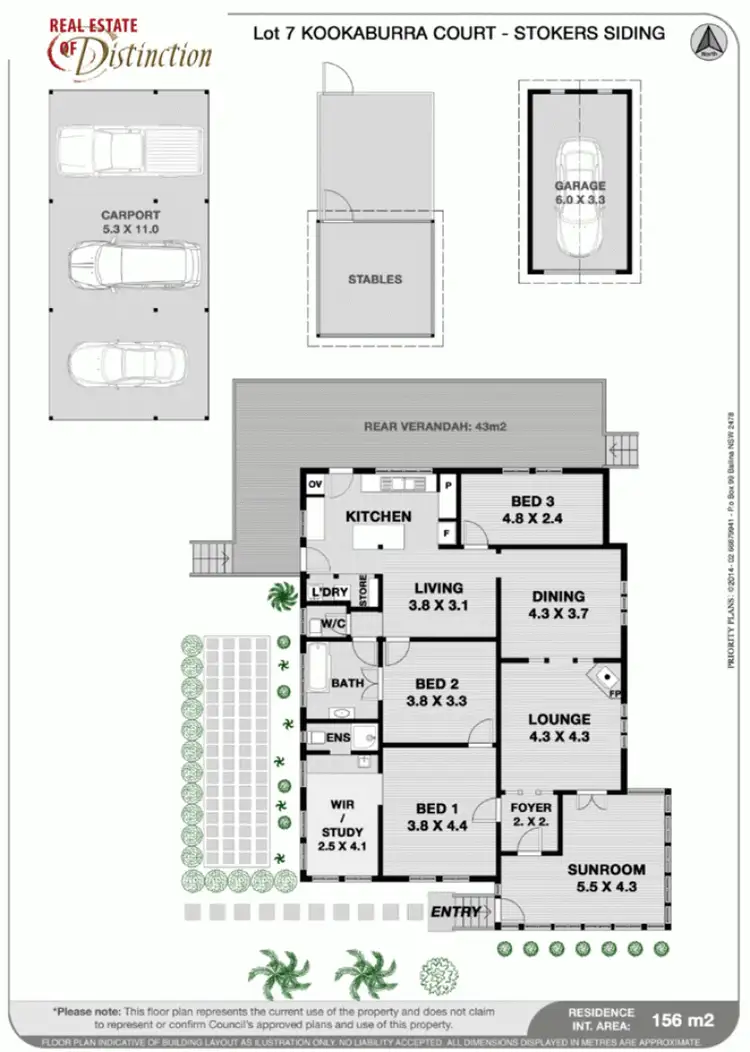 Floorplan of Homely rural property listing, 34 Kookaburra Court, Stokers Siding NSW 2484