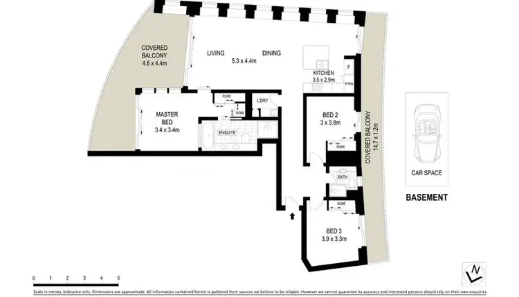 Floorplan of Homely apartment listing, 2001/4-14 Esplanade, Surfers Paradise QLD 4217