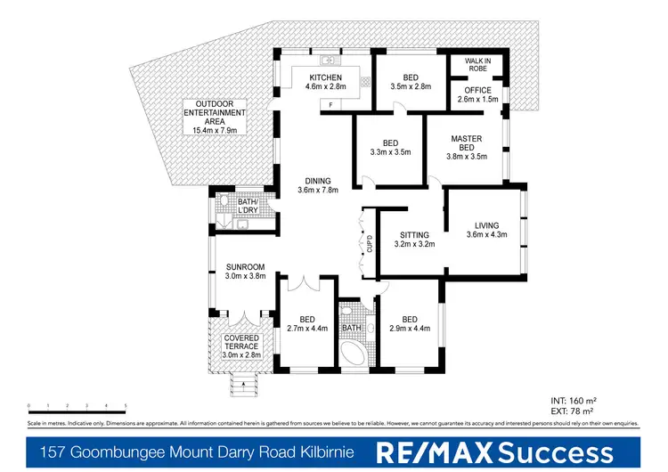 Floorplan of Homely house listing, 157 Goombungee Mt Darry Road, Kilbirnie QLD 4354