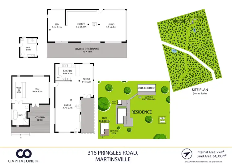 Floorplan of Homely rural property listing, 316 Pringles Road, Martinsville NSW 2265