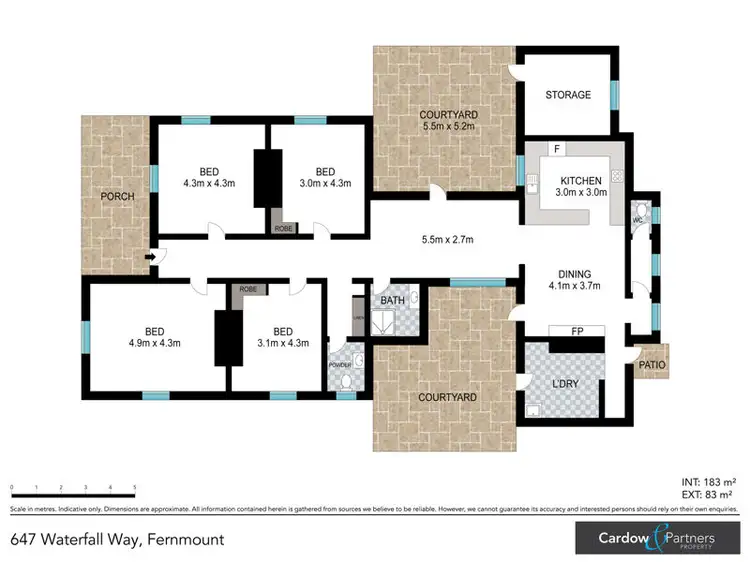 Floorplan of Homely house listing, 647 Waterfall Way, Bellingen NSW 2454
