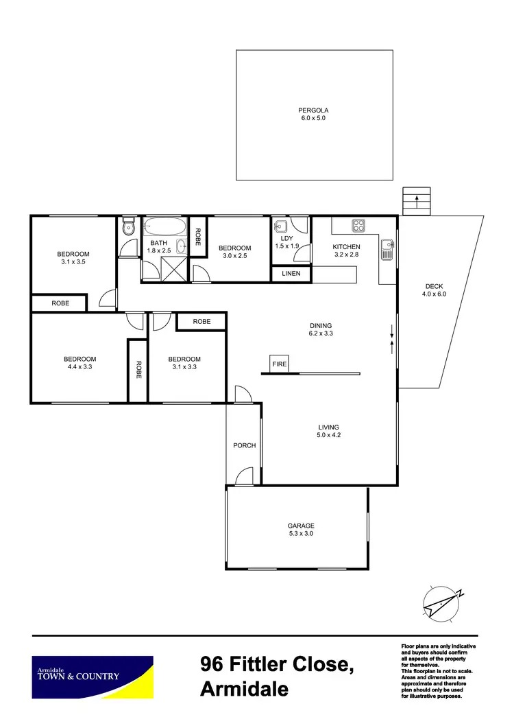Floorplan of Homely house listing, 96 Fittler Close, Armidale NSW 2350