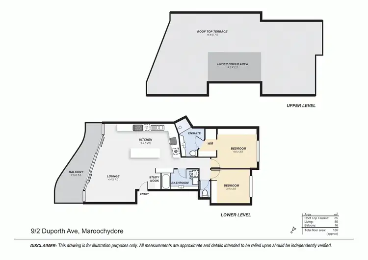 Floorplan of Homely unit listing, Unit 9/2 Duporth Avenue, Maroochydore QLD 4558