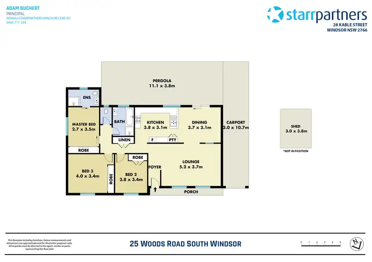 Floorplan of Homely house listing, 25 Woods Road, South Windsor NSW 2756