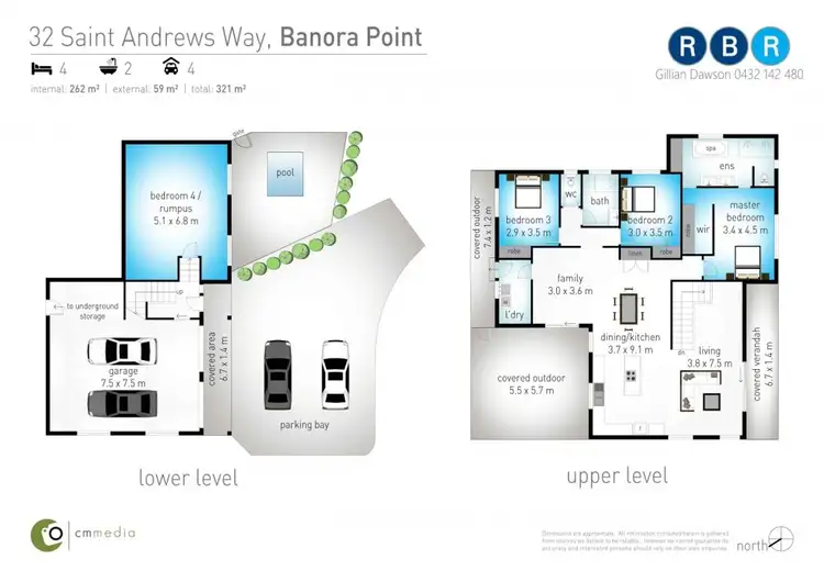 Floorplan of Homely house listing, 32 St Andrews Way, Banora Point NSW 2486