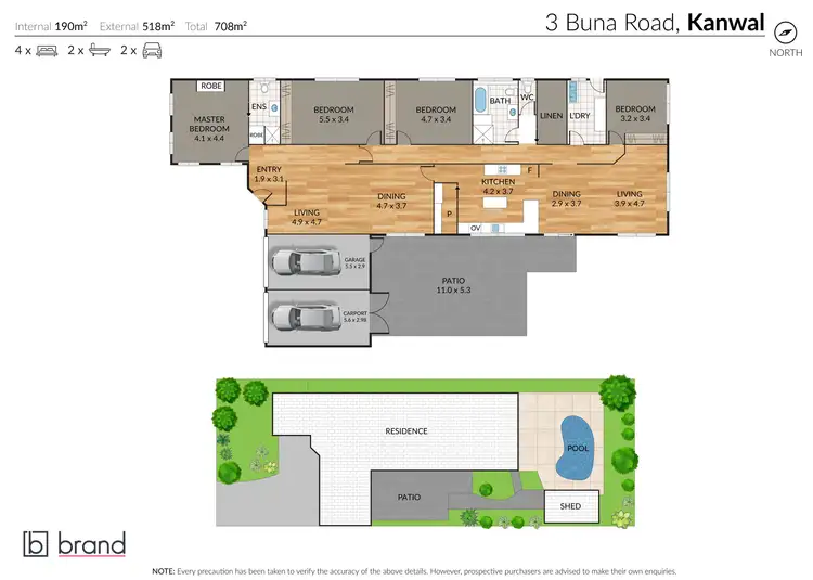 Floorplan of Homely house listing, 3 Buna Road, Kanwal NSW 2259