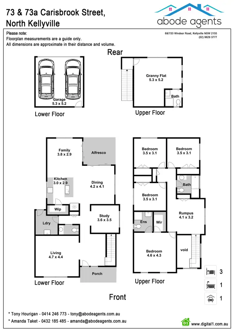 Floorplan of Homely house listing, 73 Carisbrook Street, North Kellyville NSW 2155