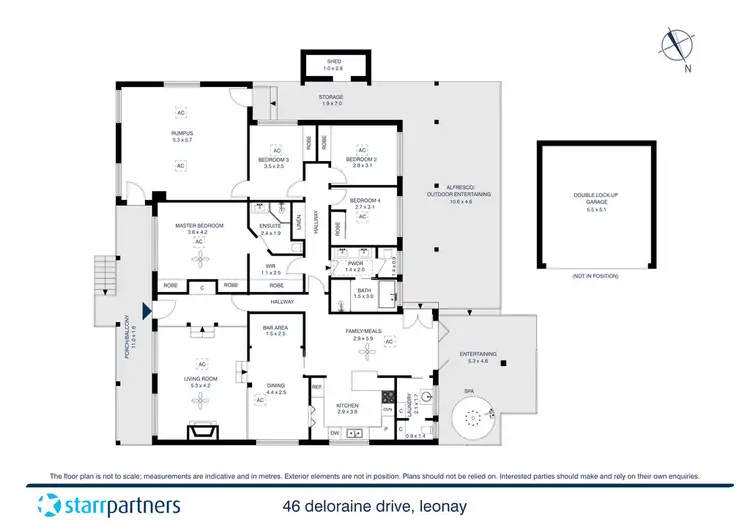 Floorplan of Homely house listing, 46 Deloraine Drive, Leonay NSW 2750