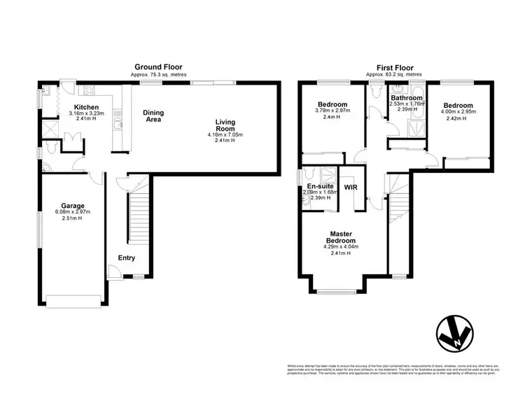 Floorplan of Homely townhouse listing, 3/679 Beams Road, Carseldine QLD 4034