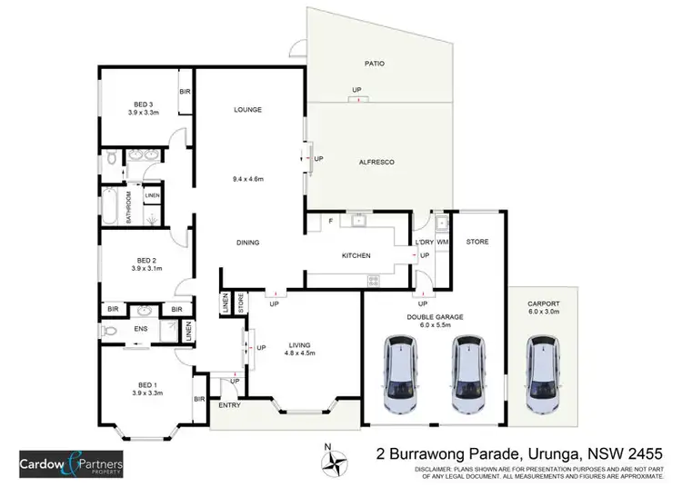 Floorplan of Homely house listing, 2 Burrawong Parade, Urunga NSW 2455