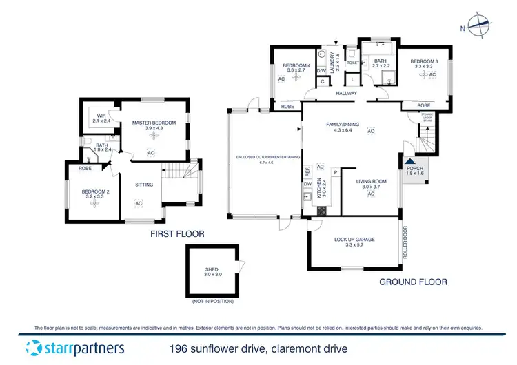 Floorplan of Homely house listing, 196 Sunflower Drive, Claremont Meadows NSW 2747