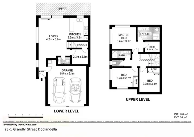 Floorplan of Homely townhouse listing, 23/1 Grandly Street, Doolandella QLD 4077