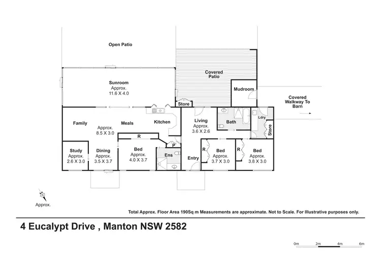Floorplan of Homely rural property listing, 4 Eucalypt Drive, Manton NSW 2582