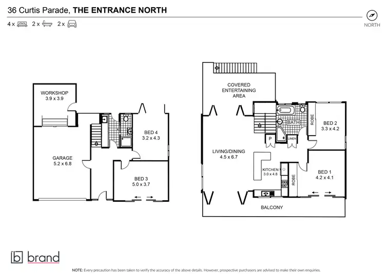 Floorplan of Homely house listing, 36 Curtis Parade, The Entrance North NSW 2261