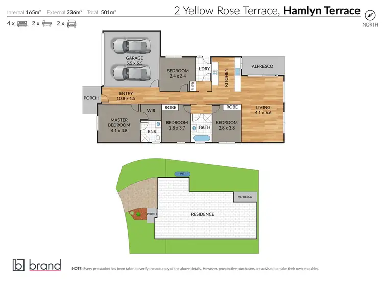Floorplan of Homely house listing, 2 Yellow Rose Terrace, Hamlyn Terrace NSW 2259