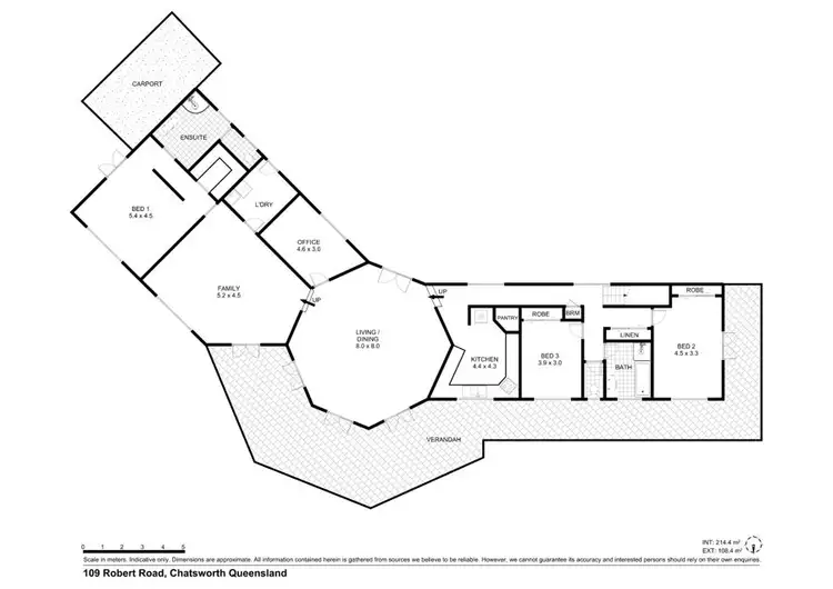 Floorplan of Homely rural property listing, 109 Robert Road, Chatsworth QLD 4570