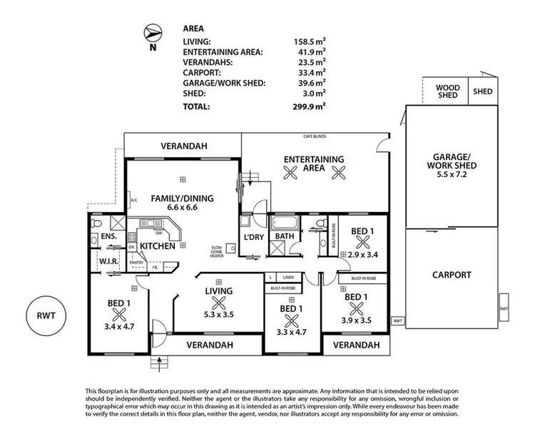 Floorplan of Homely house listing, 190A Mannum Road, Murray Bridge SA 5253