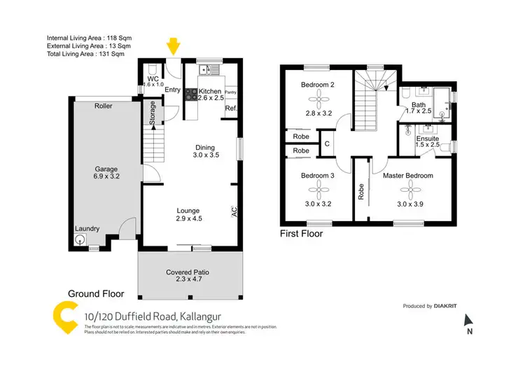 Floorplan of Homely townhouse listing, 10/120 Duffield Road, Kallangur QLD 4503