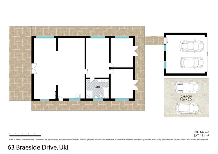 Floorplan of Homely rural property listing, 63 Braeside Drive, Uki NSW 2484