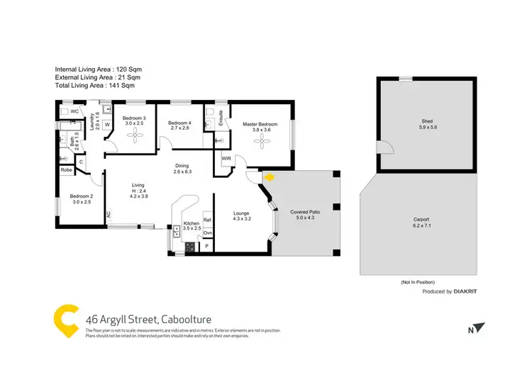 Floorplan of Homely house listing, 46 Argyll Street, Caboolture QLD 4510