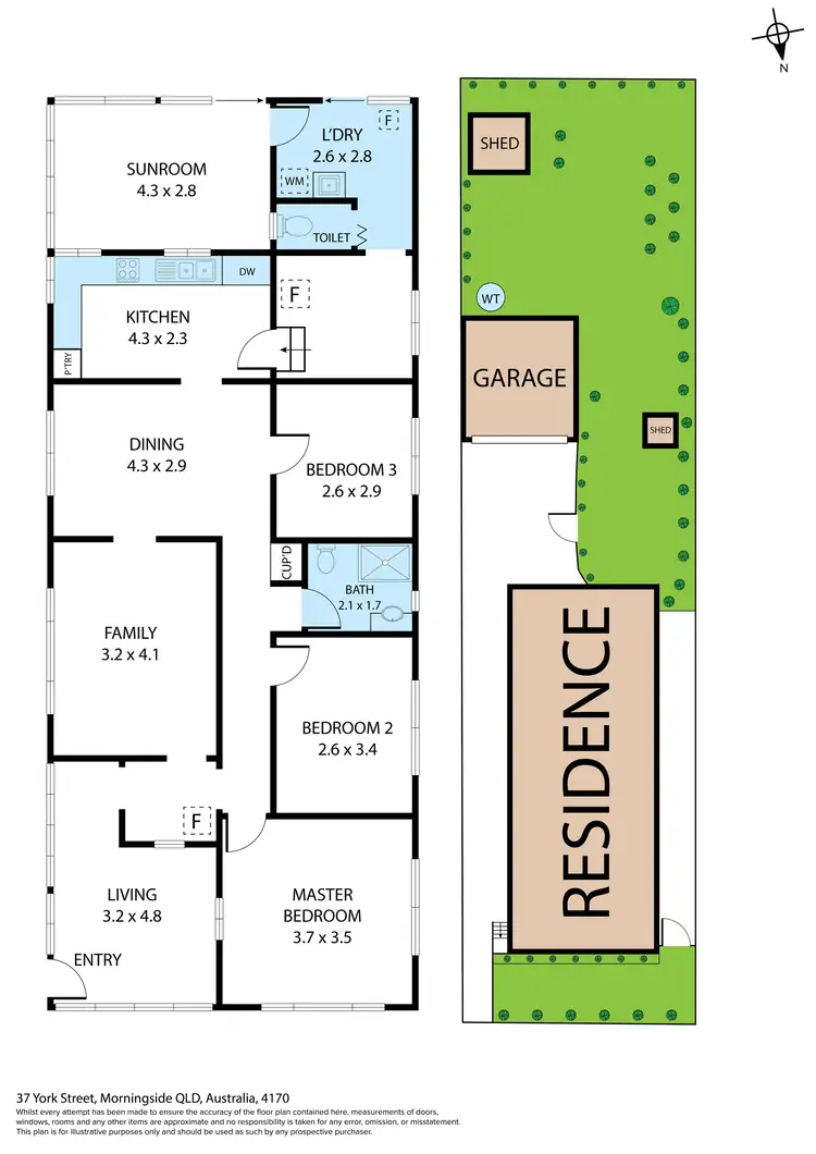 Floorplan of Homely house listing, 37 York Street, Morningside QLD 4170