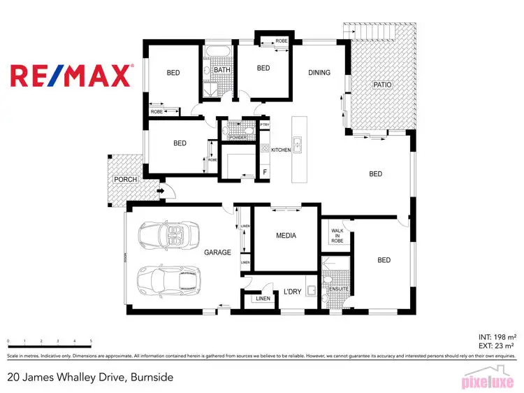 Floorplan of Homely house listing, 20 James Whalley Drive, Burnside QLD 4560
