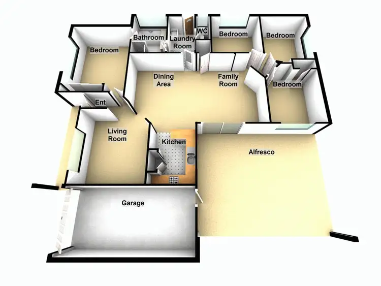 Floorplan of Homely house listing, 6 Karri Close, Caboolture QLD 4510