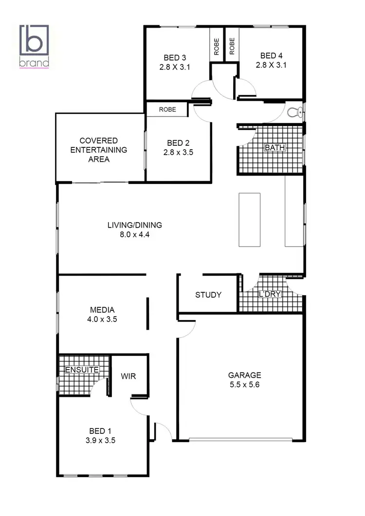 Floorplan of Homely house listing, 35 Stonebridge Drive, Cessnock NSW 2325