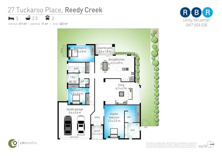 Floorplan of Homely house listing, 27 Tuckeroo Place, Reedy Creek QLD 4227