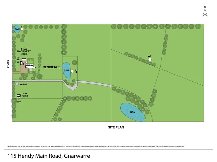 Floorplan of Homely rural property listing, 115 Hendy Main Road, Gnarwarre VIC 3221