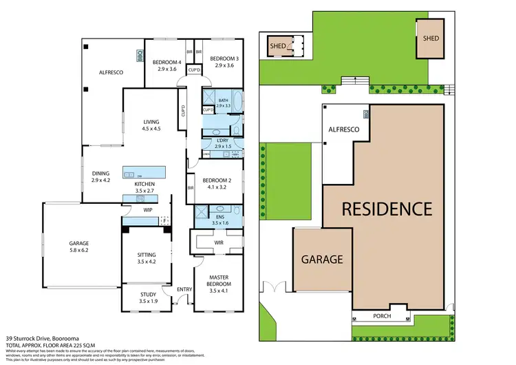 Floorplan of Homely house listing, 39 Sturrock Drive, Boorooma NSW 2650