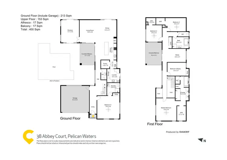 Floorplan of Homely house listing, 38 Abbey Court, Pelican Waters QLD 4551