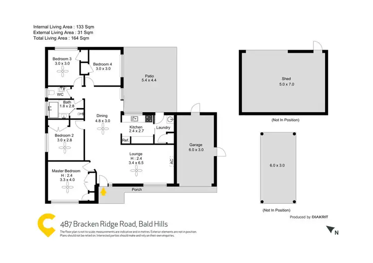 Floorplan of Homely house listing, 487 Bracken Ridge Road, Bald Hills QLD 4036