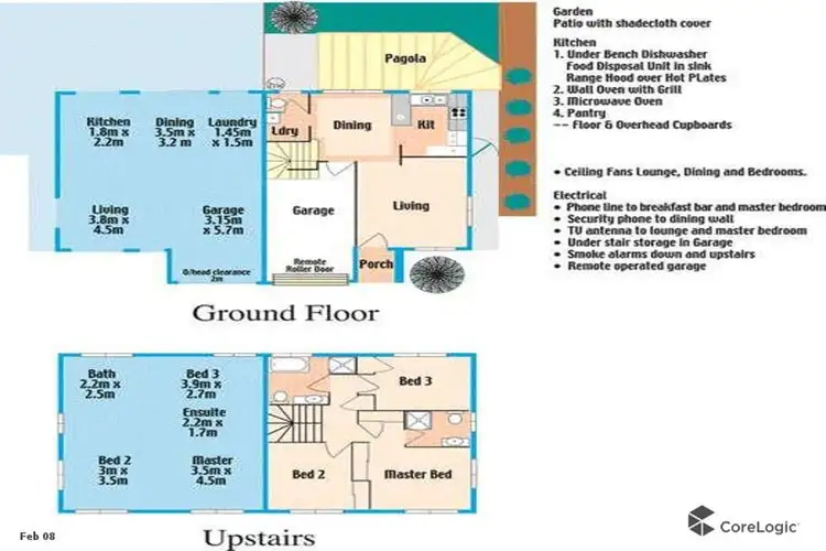Floorplan of Homely townhouse listing, 22/320 Manly Rd, Manly West QLD 4179