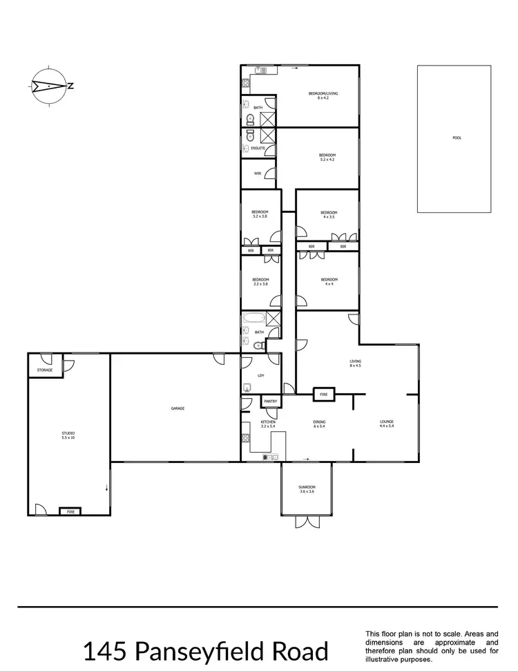 Floorplan of Homely rural property listing, 145. Panseyfield Road, Armidale NSW 2350