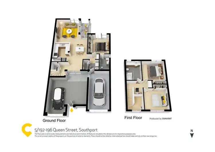 Floorplan of Homely townhouse listing, 5/192-196 Queen Street, Southport QLD 4215