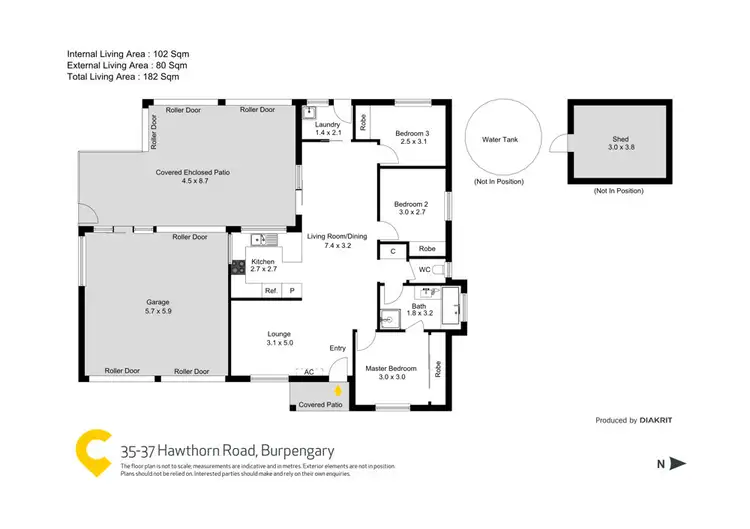 Floorplan of Homely rural property listing, 35-37 Hawthorn Road, Burpengary QLD 4505
